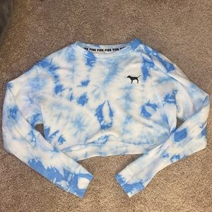 PINK cropped long sleeve t